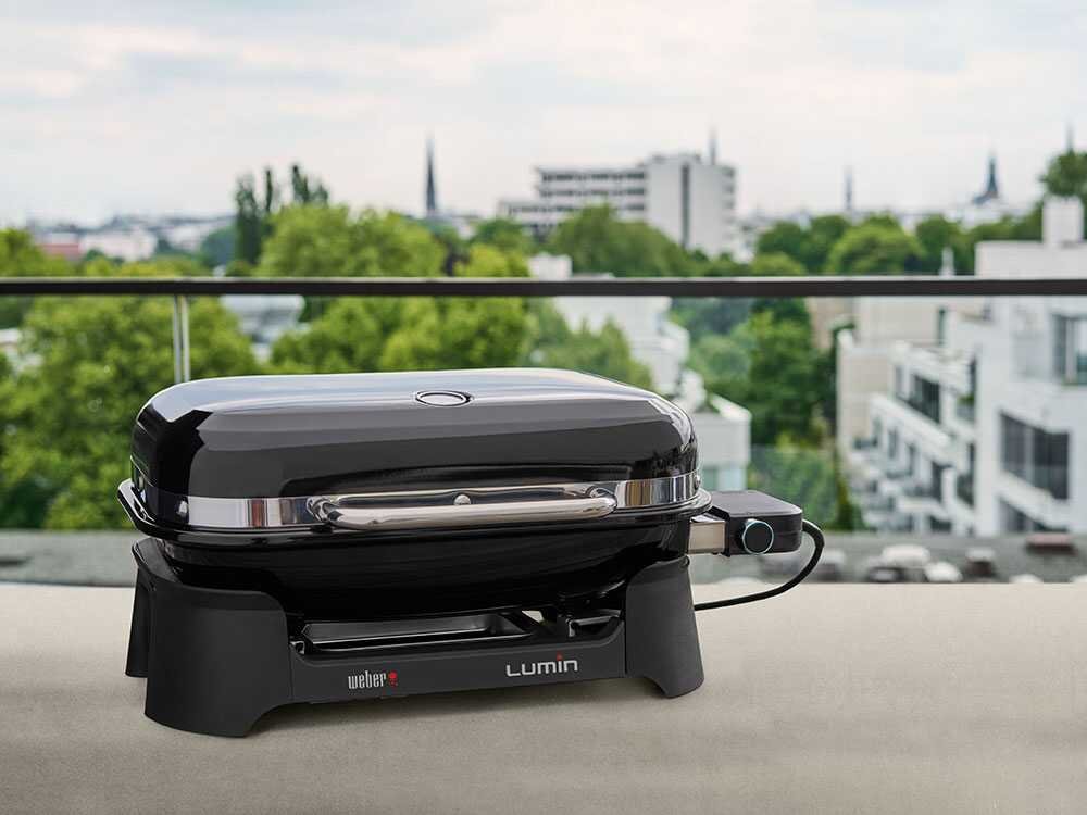 Weber Lumin Red – Barbacoa Eléctrica Portátil