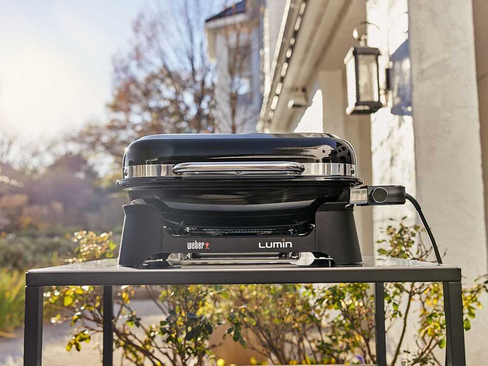 Weber Lumin Red – Barbacoa Eléctrica Portátil