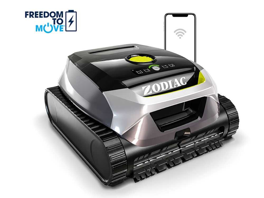 Zodiac Freedom Lite – Robot limpiador de piscinas de batería – Control mediante aplicación
