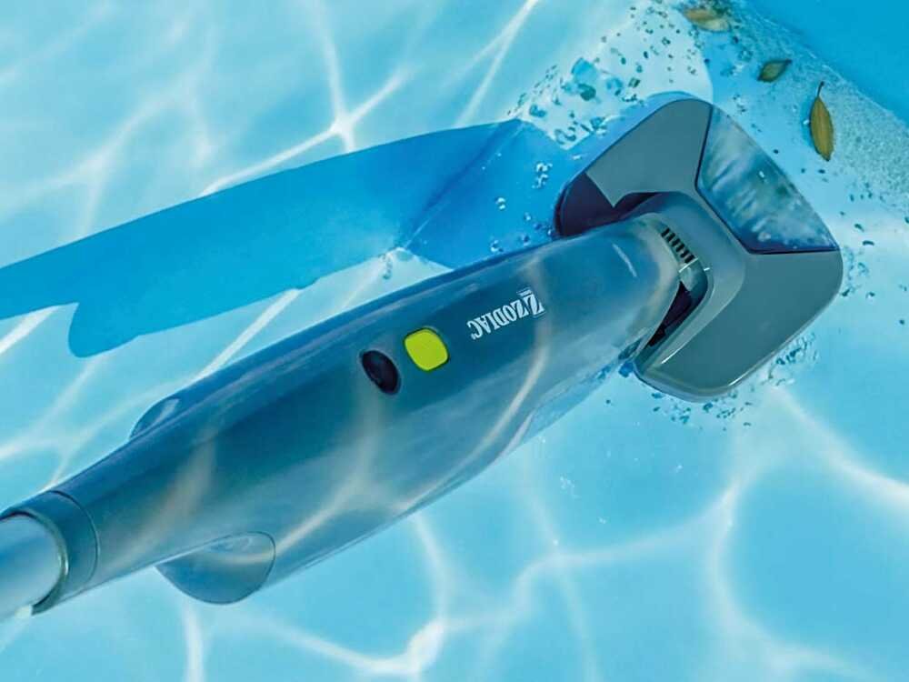 Zodiac MHV 20 – Aspirador a batería para piscina – Mango telescópico
